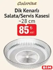 COLORİNA DİK KENARLI SALATA/SERVİS KASESİ 28 CM